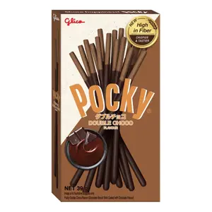 Bánh Que Phủ Socola, Pocky, Double Choco (39g) - GLICO